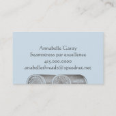 naaister van schroefdraad visitekaartje (Achterkant)