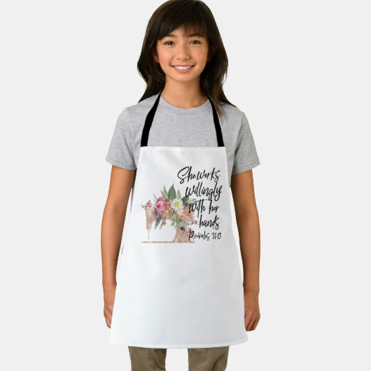 naaister - ze werkt vrijwillig schort (Insitu)