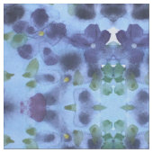 Naaistof in Paarse Plum Navy Aquarel Stof (Close Up)