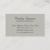 Naaistudio Seamstress Decorated Button Kaart Visitekaartje (Achterkant)