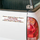 Naaitherapie Bumpersticker (Op Truck)