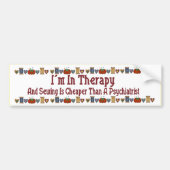 Naaitherapie Bumpersticker (Voorkant)