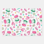 Naaitijd papierverzameling inpakpapier vel (Voorkant)