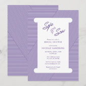 Naaiuitnodiging Kaart (Voorkant / Achterkant)