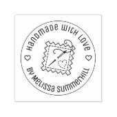 Naaivaartuig handgemaakt met liefde  zelfinktende stempel (Design)