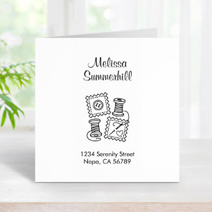 Naaivaartuig Hobby-adres 2 Rubberstempel