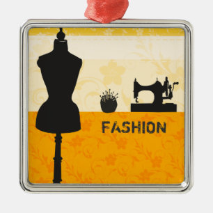 Naaivaartuigen Dress Form Mode Essentials Metalen Ornament