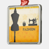 Naaivaartuigen Dress Form Mode Essentials Metalen Ornament (Links)