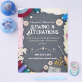Naaiveranderingen Diensten Flyer Sjabloon (Enkel)