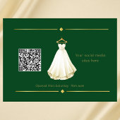 Naaiveranderingen Visitekaartje smaragdgroen