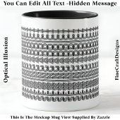 Naaiverslaafde Verborgen Boodschap Grappige nieuwi Mok