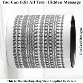 Naaiverslaafde Verborgen Boodschap Grappige nieuwi Mok