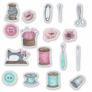 naaiwatersenkusje, op maat gesneden vinylstickers sticker