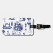 naaiwerk bagagelabel (Voorkant horizontaal)