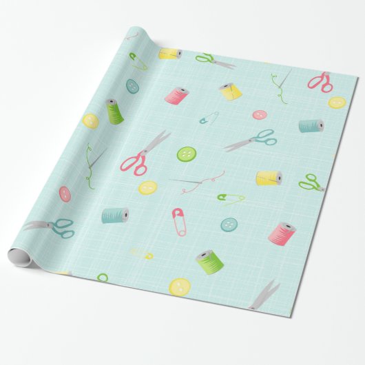naaiwerk cadeaupapier (Uitgerold)