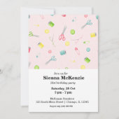 naaiwerk kaart (Voorkant)