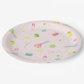 naaiwerk papieren bordje (Gekanteld)