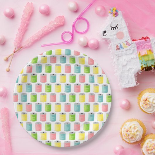 naaiwerk papieren bordje (Feest)