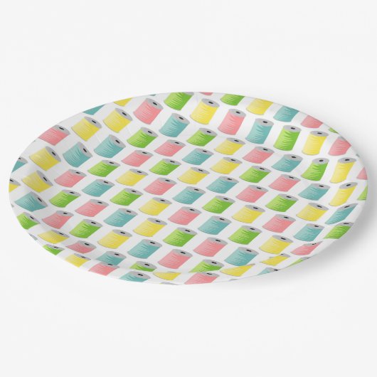 naaiwerk papieren bordje (Gekanteld)