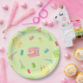 naaiwerk papieren bordje (Feest)