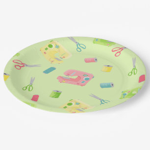 naaiwerk papieren bordje