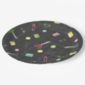 naaiwerk papieren bordje (Gekanteld)