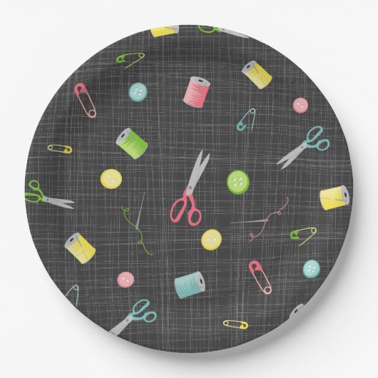 naaiwerk papieren bordje (Voorkant)