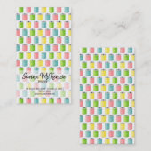 naaiwerk visitekaartje (Voorkant / Achterkant)