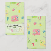 naaiwerk visitekaartje (Voorkant / Achterkant)