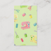 naaiwerk visitekaartje (Achterkant)