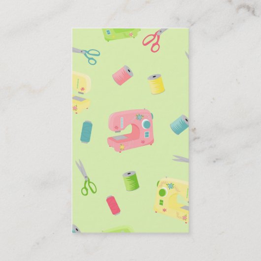 naaiwerk visitekaartje (Achterkant)