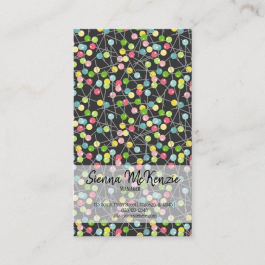 naaiwerk visitekaartje (Voorkant)