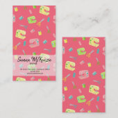 naaiwerk visitekaartje (Voorkant / Achterkant)