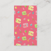 naaiwerk visitekaartje (Achterkant)