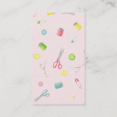 naaiwerk visitekaartje (Achterkant)