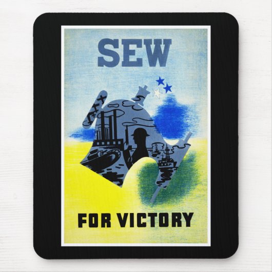 naaiwerk voor overwinning muismat (Voorkant)