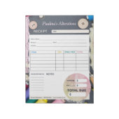 Naaiwijzigingen Naadstress Factuurbestelformulier Notitieblok (Linkerzijde)