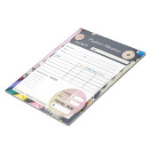 Naaiwijzigingen Naadstress Factuurbestelformulier Notitieblok (Schuin)