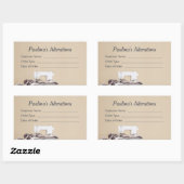 Naaiwijzigingen Naadstress Klant Bestellabel Rechthoekige Sticker (Vel)