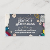 Naaiwijzigingsdiensten Seamstress Visitekaartje (Voorkant)