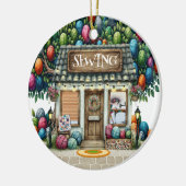 NAAIWINKEL Keramisch Ornament (Links)