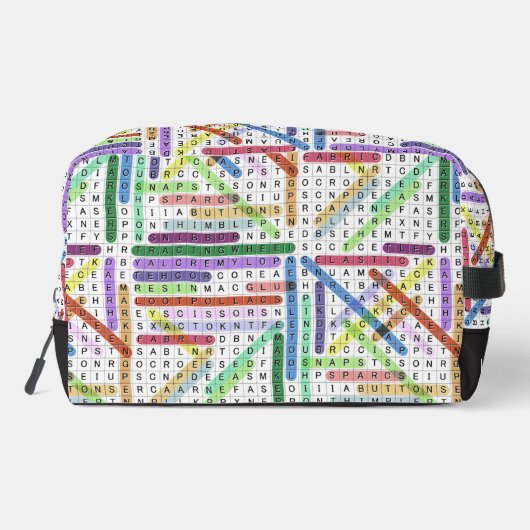 Naaiwoord maken Zoeken Toilettasje (Achterkant)