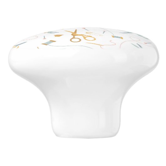 Naakelementen Keramische knop (Zijkant)