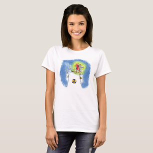 Naakt Sinterklaas vrouwen wit T-shirt