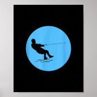 Naakt waterskiën motorboot sport water