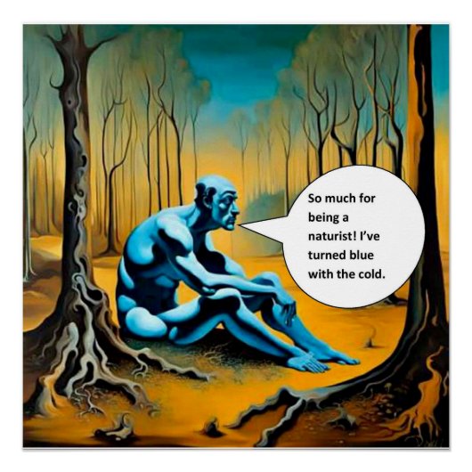 Naakt zijn perfect poster (Voorkant)