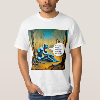 Naakt zijn t-shirt