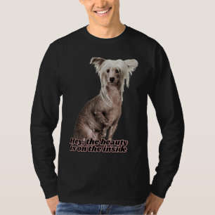 Naakte Chinese Crested Dog Moeder Vader Schoonhei T-shirt