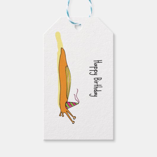 naaktslak cadeaulabel (Voorkant)