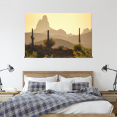 Naald Arizona USA 60x40 van de woestijnberg van We Canvas Afdruk (Insitu (Slaapkamer))